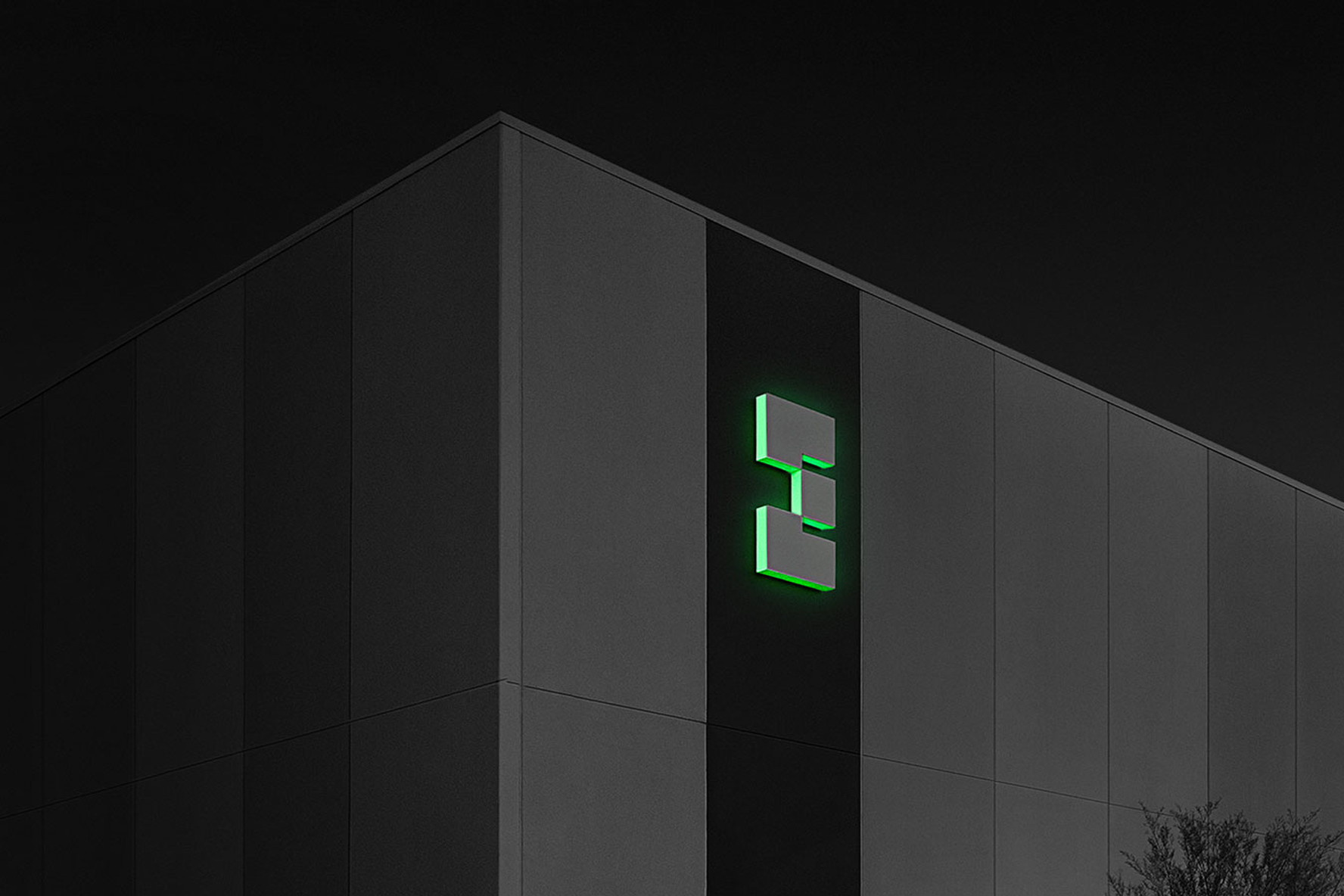 edgecore mesa data center at night
